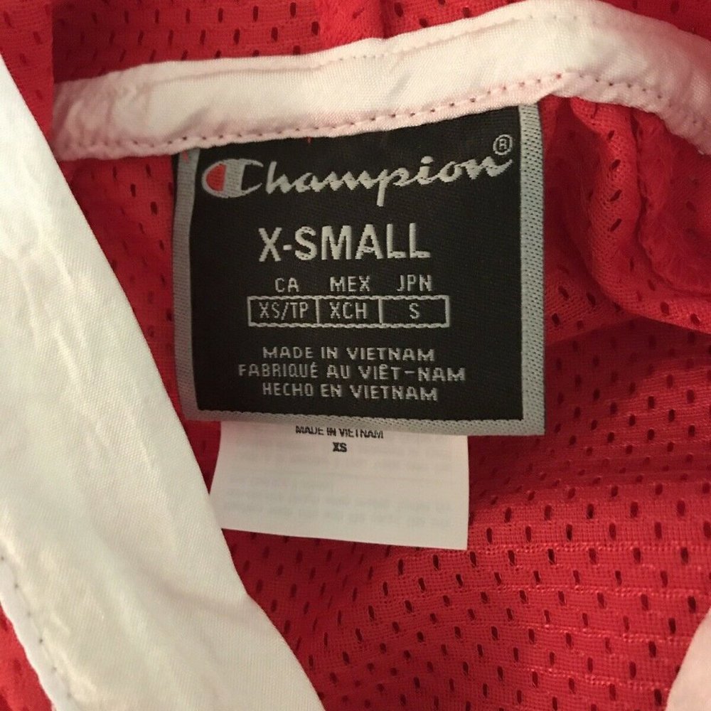 Champion Women's Cropped Mesh Top RED NWT - Picture 8 of 12